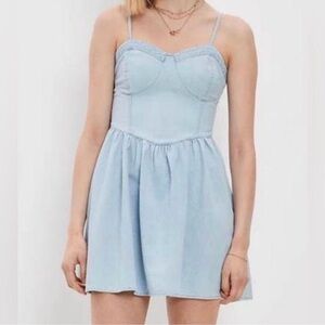 NWT! AMERICAN EAGLE DENIM DRESS XL